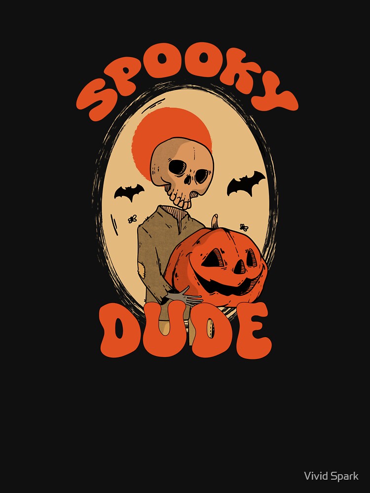 Vintage Spooky Dude Halloween by Vivid Spark