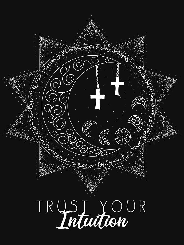 Moon Geometric Moon Phases Intuition by AOCreativeProd