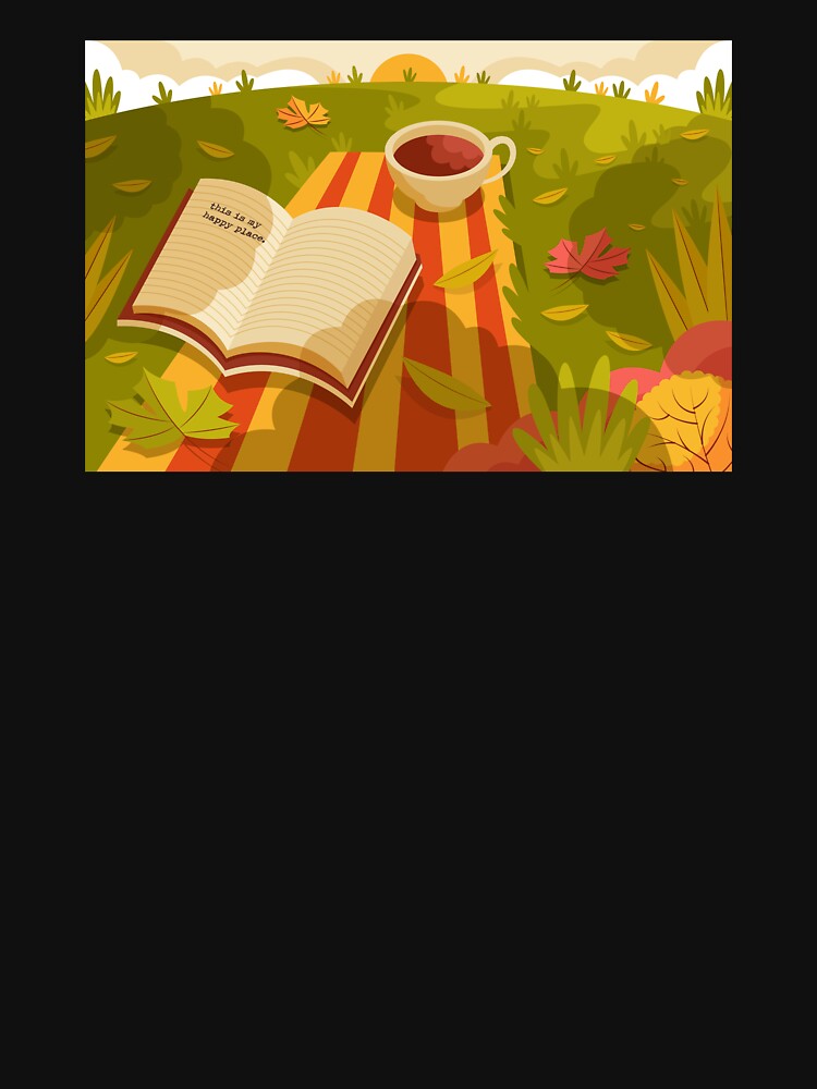 This Is My Happy Place, Cozy Autumn Design by Vic Torys ☆