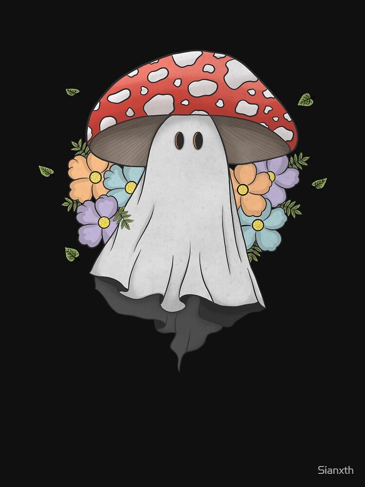 Cute mushroom ghost by Sianxth