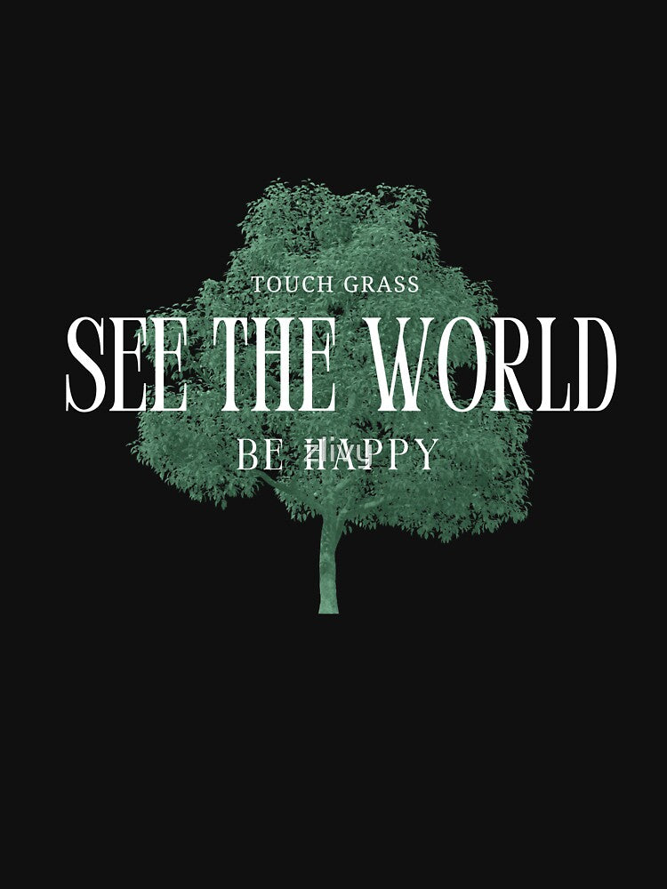 go offline: see the world, touch grass, be happy // retro brutalism aesthetic by zlivy