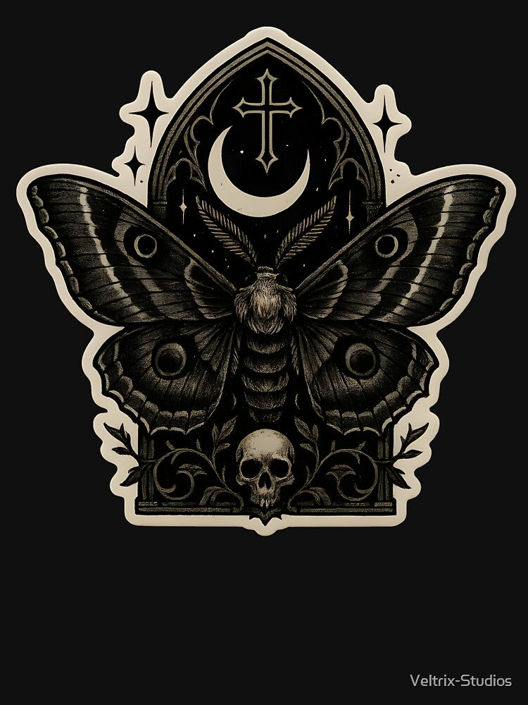 Gothic Lunar Moth by Veltrix-Studios