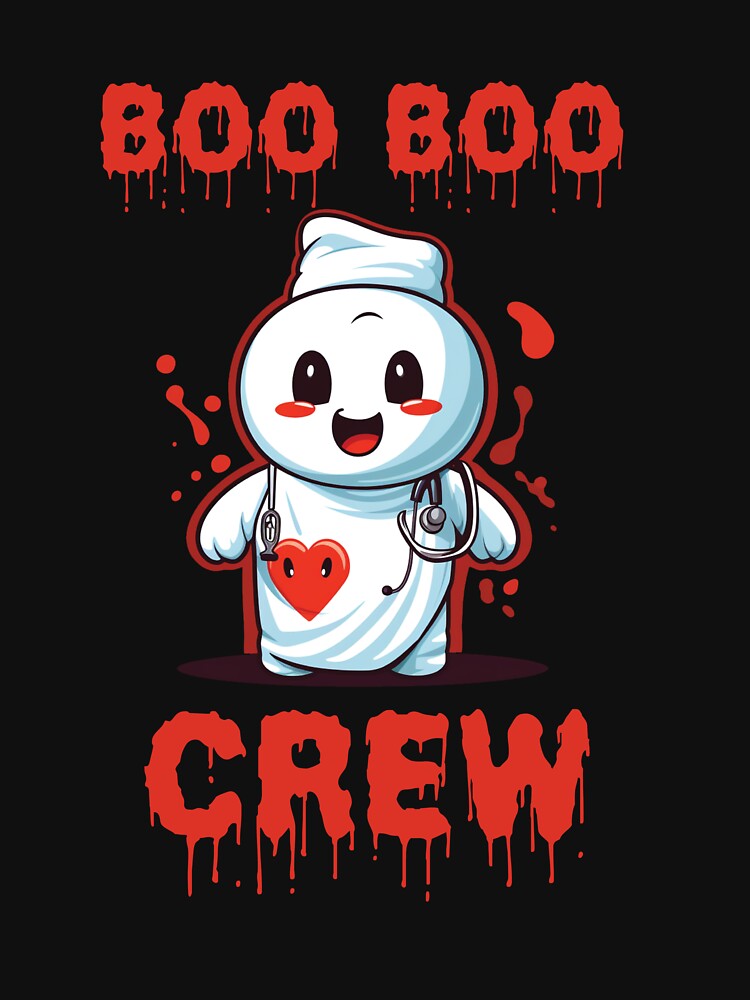 Boo Boo Crew nurse design,  Nurse design, Nurse Boo Halloween Costume funny design by Lactus