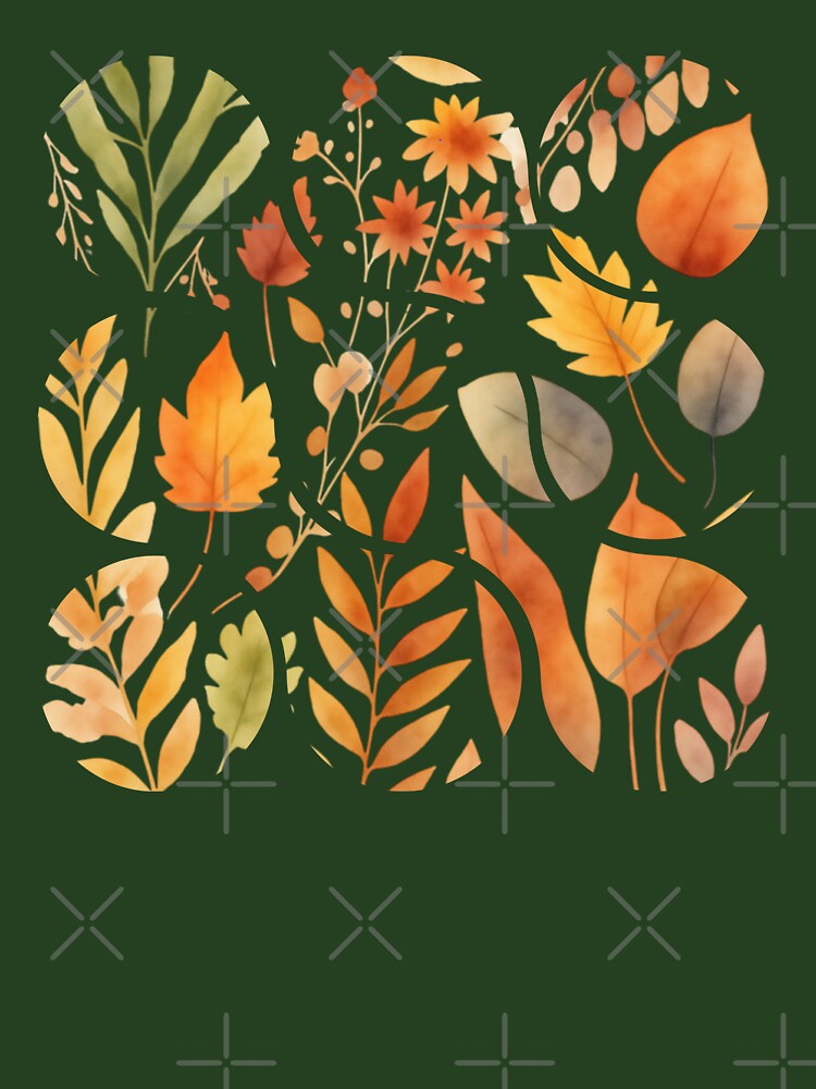 Fall Leaves Print by Rekline