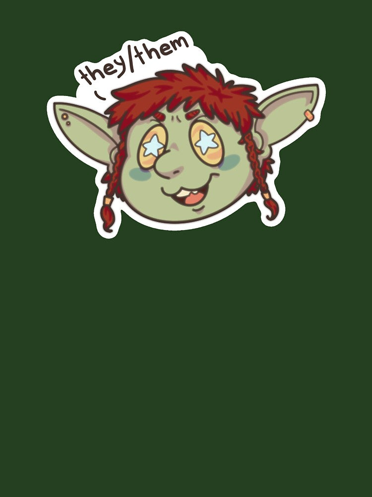 They/Them Pronoun Goblin by gobbodrawz