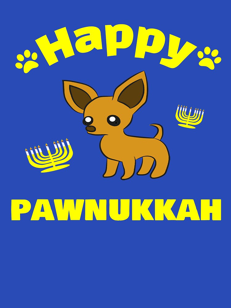 Happy Pawnukkah Chihuahua Puppy by SharpThreadZ