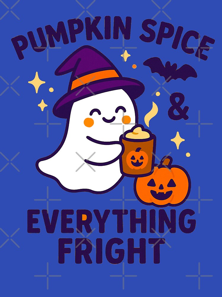 Pumpkin Spice & Everything Fright – Cozy Haunts - V2 by WheelieGdArt