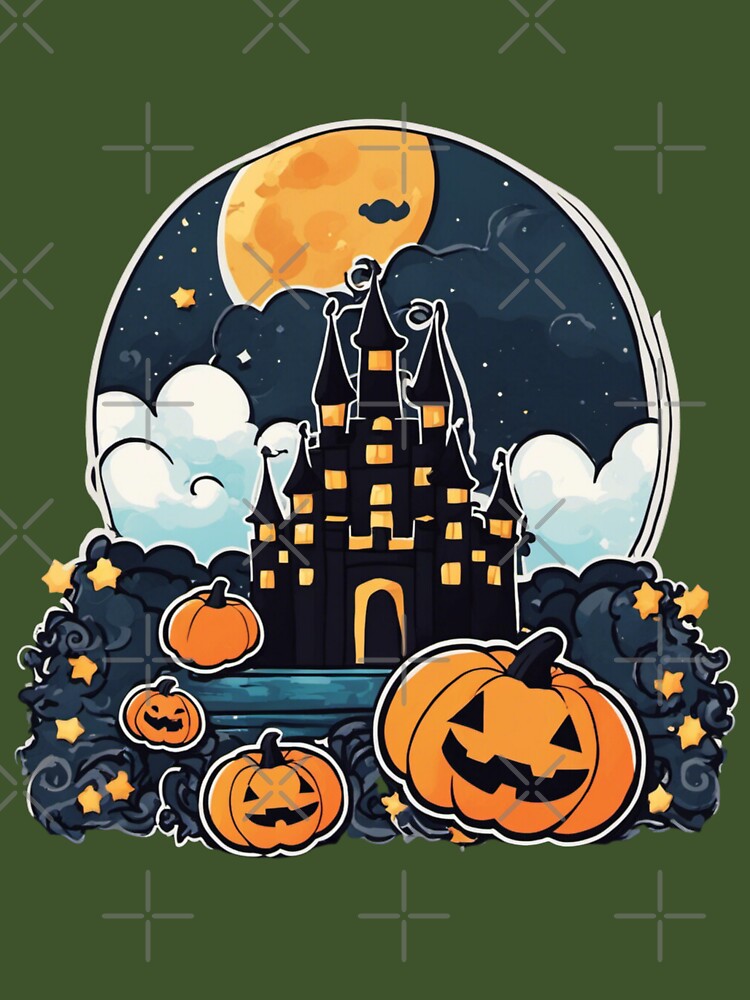 Spooky Halloween Castle by chrismaecanes