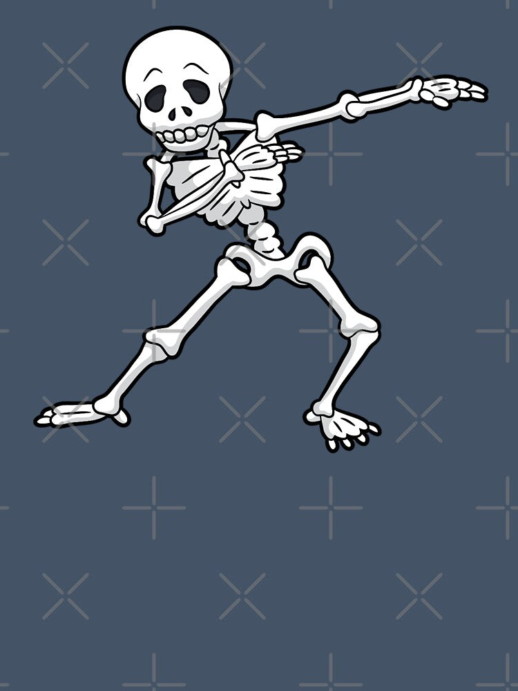 halloween dabbing skeleton by Gossip Rag