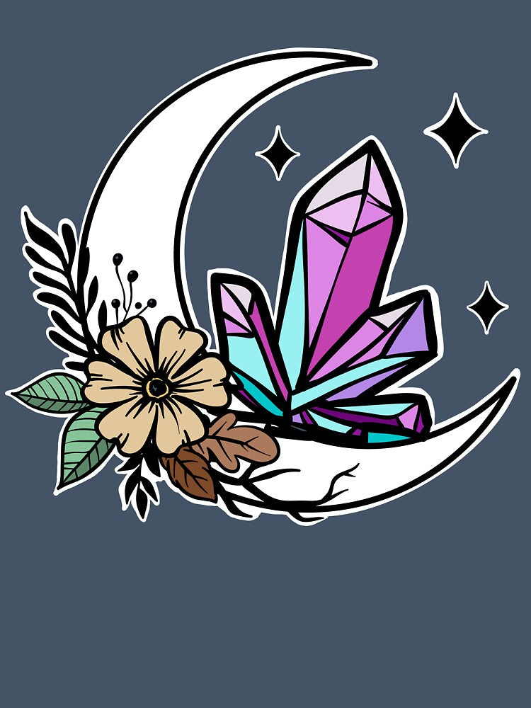 Crystal moon by Mysticgroovegoods