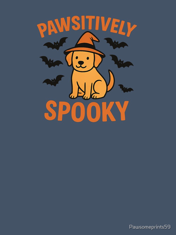 Pawsitively Spooky Halloween Dog Design by Pawsomeprints59