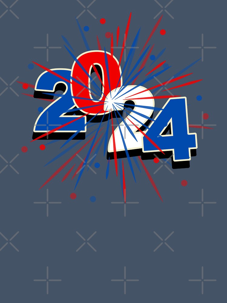 happy new year 2024 print design by artscreat