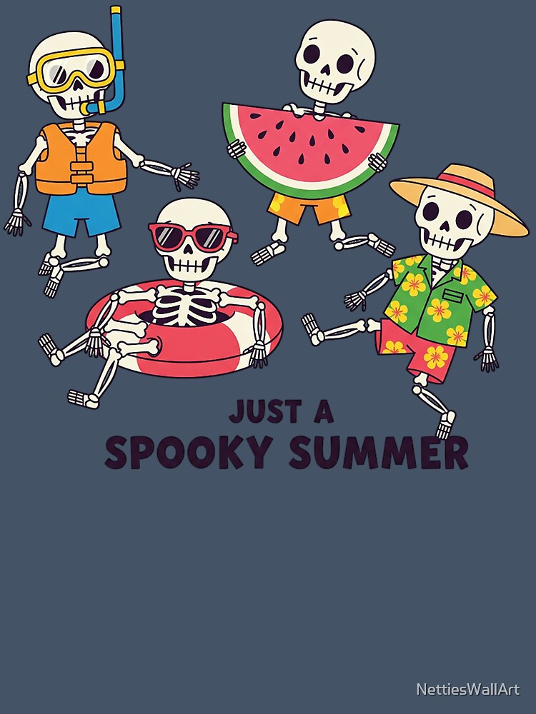 Just a Spooky Summer by NettiesWallArt
