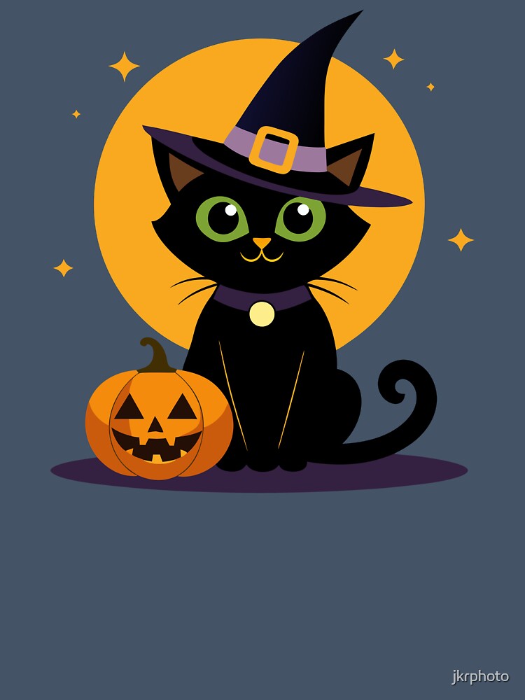 halloween black cat by jkrphoto