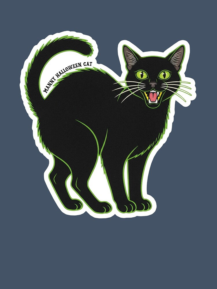 Vintage Black Cat • Manny Halloween Cat by MannyShop