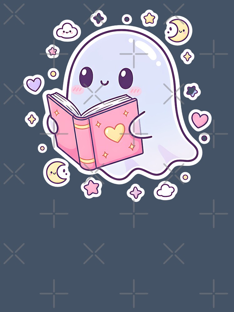 Ghost Reading a Book | Halloween by RR-Arts