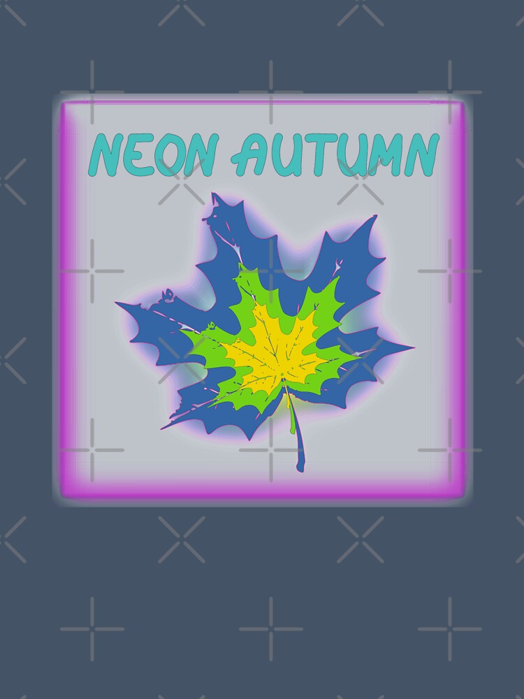 Neon Autumn Leaves by ThisNThatImages