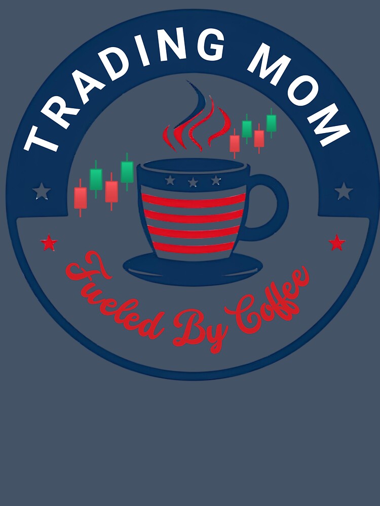 Trading Mom Life Shirt – Coffee Fueled Work From Home Trader Tee by GaJaAtelier