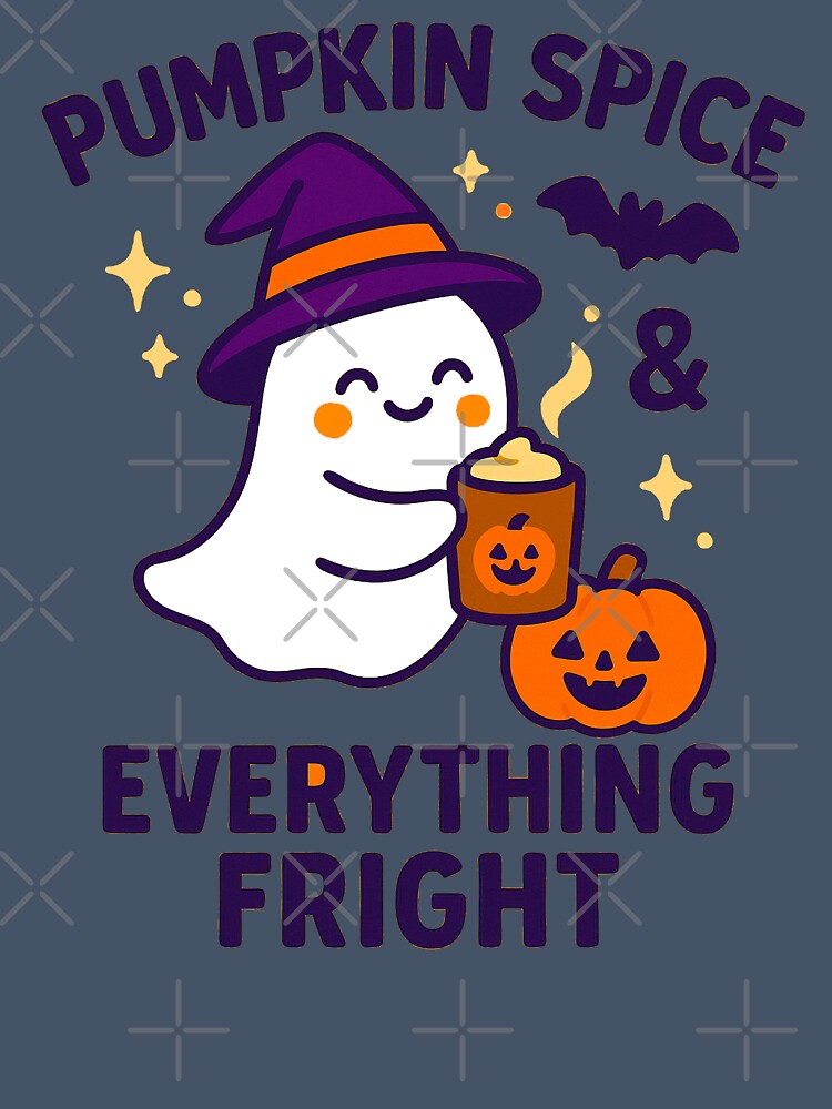 Pumpkin Spice & Everything Fright – Cozy Haunts - V4 by WheelieGdArt