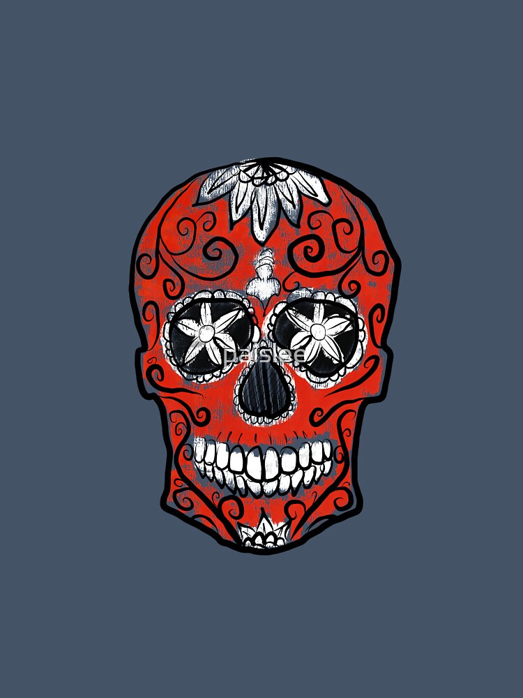Red Sugar Candy Skull by paislee