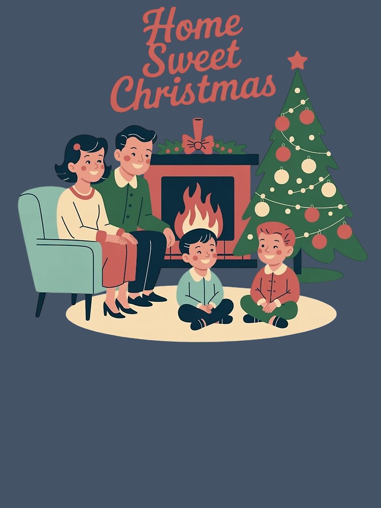 Home Sweet Christmas – Vintage Retro Christmas by WikaKowalczyk