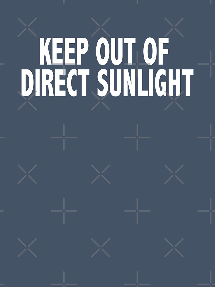 Keep Out of Direct Sunlight, Funny, Goth, Introvert, Nerd, Geek, Inside, Agoraphobic, Gift, by amilli