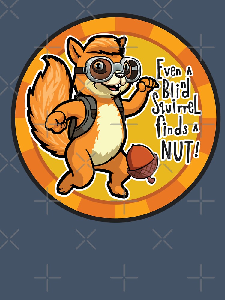 Blind Squirrel Poker chip by SquishyKitkat