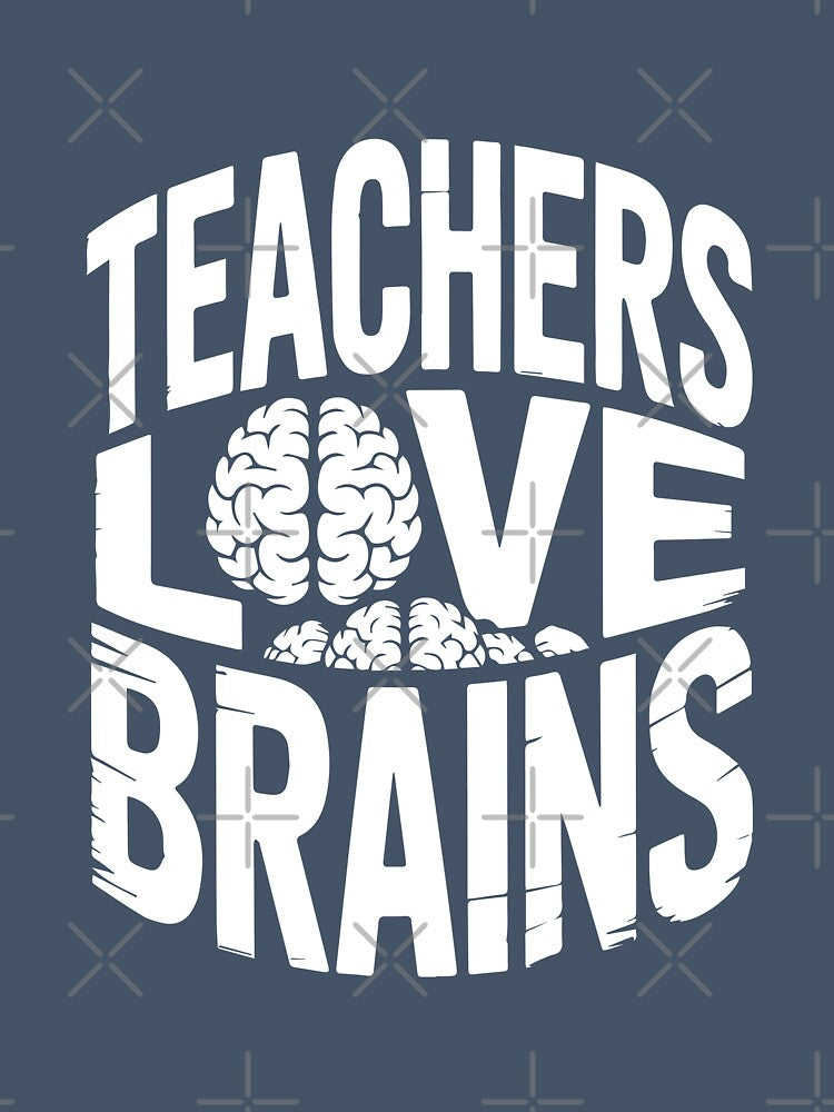 Halloween Teacher Shirt – Funny Halloween Teacher Gift |Teachers love brains by Tsign Sutdio