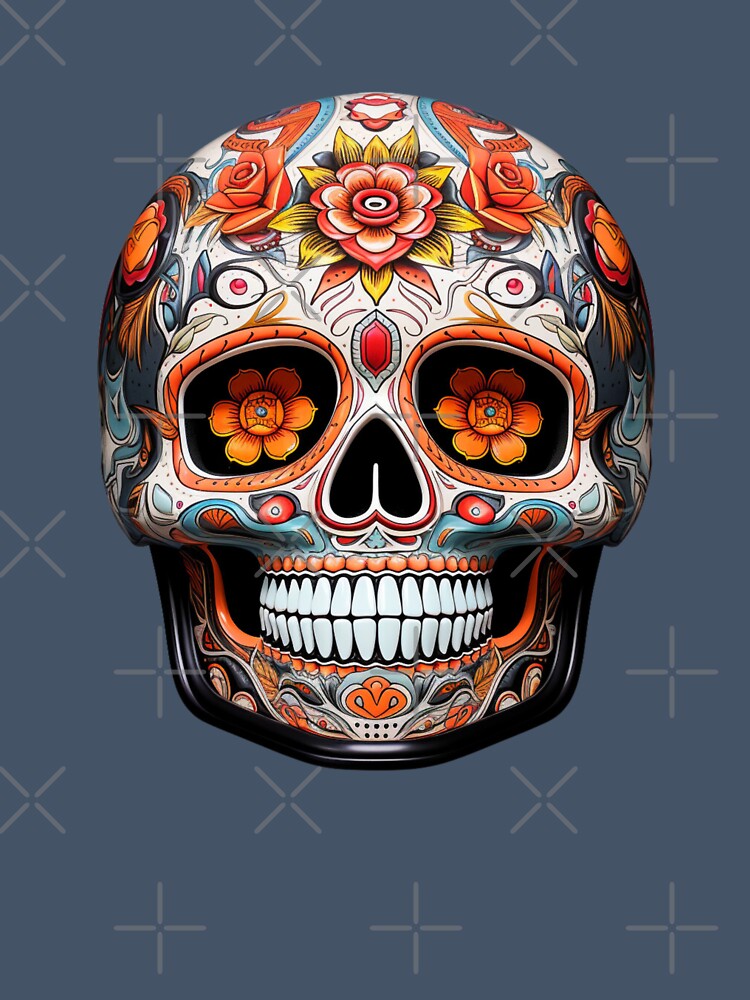 Dia de Los Muertos Helmet by StudioRedKoala