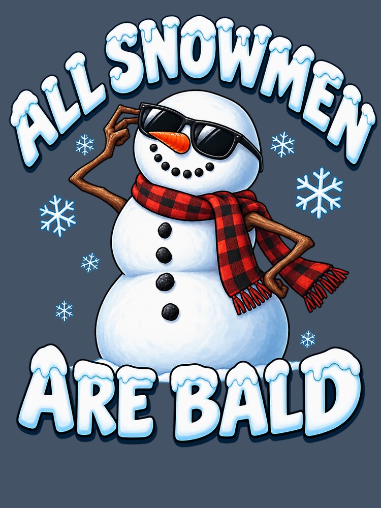 Funny Bald Snowmen by leeyahhh