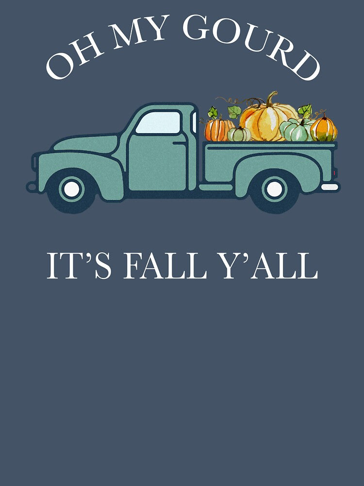 Its Fall Y'all Rustic Pumpkin Patch Truck Vintage Fall Pumpkin by happyfarmhouse