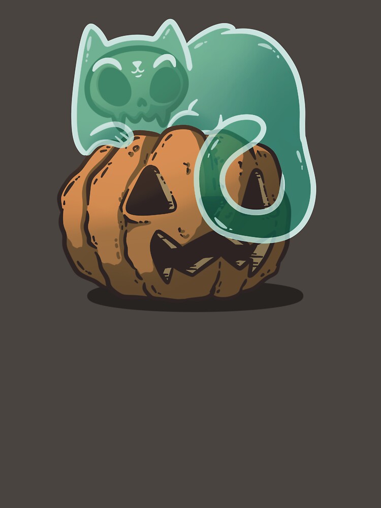 Ghost Cat Jack-o-Lantern by laughmask