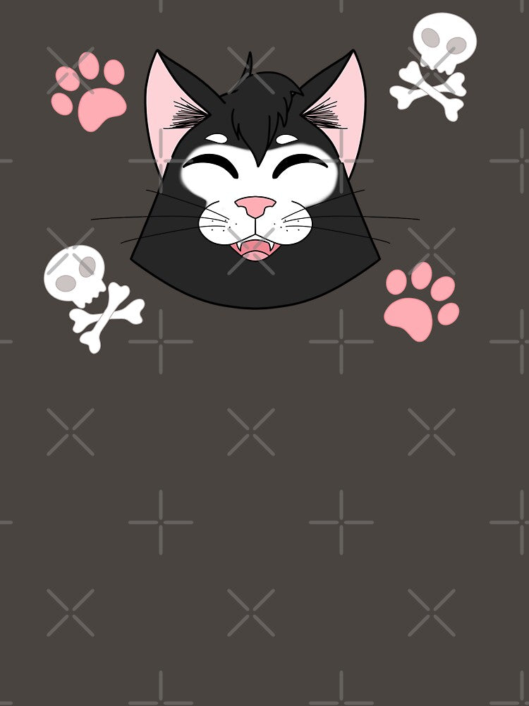 Skeleton kitty by Stickered Identity
