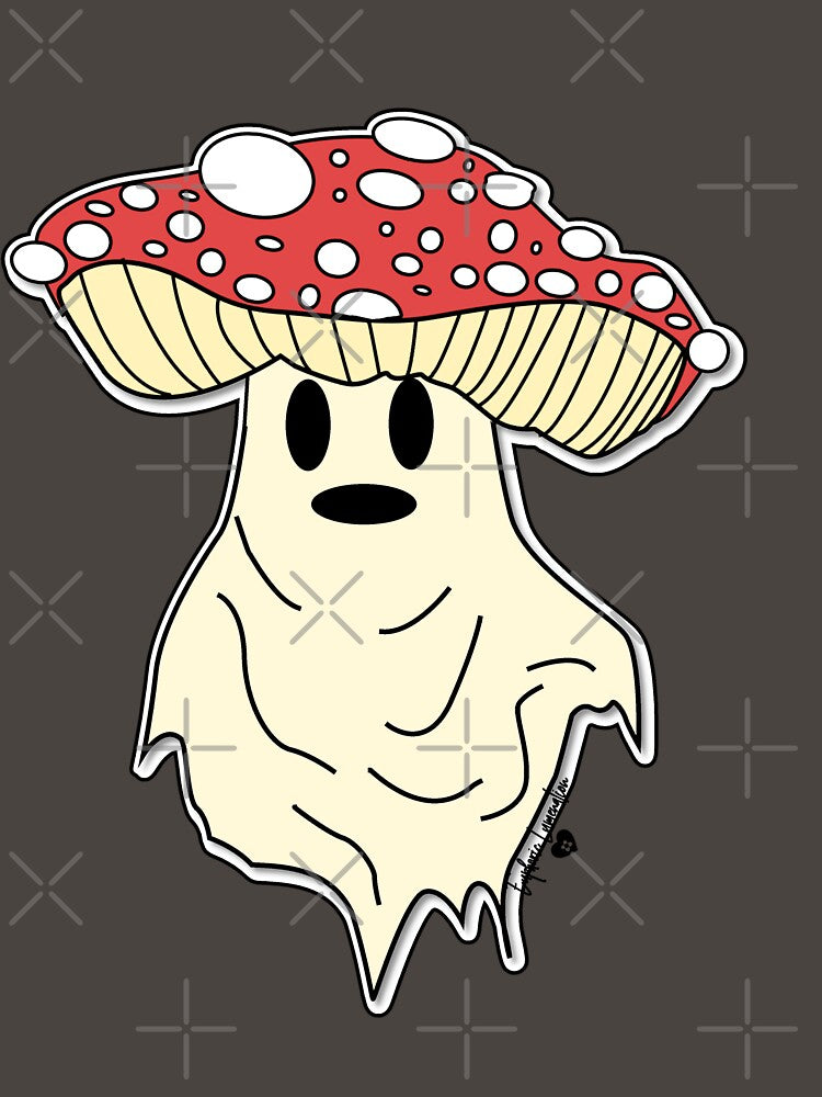 Ghosty the Mushroom Ghost by ELDigitals
