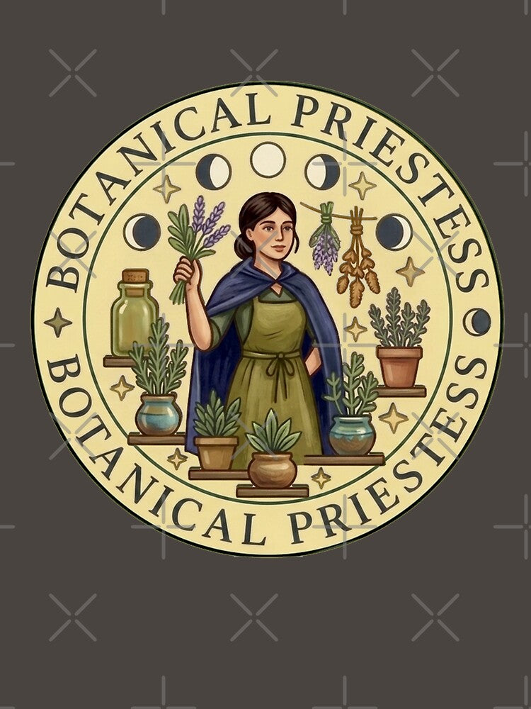 Botanical Priestess: Mystical Herbalist by Finding Source Designs