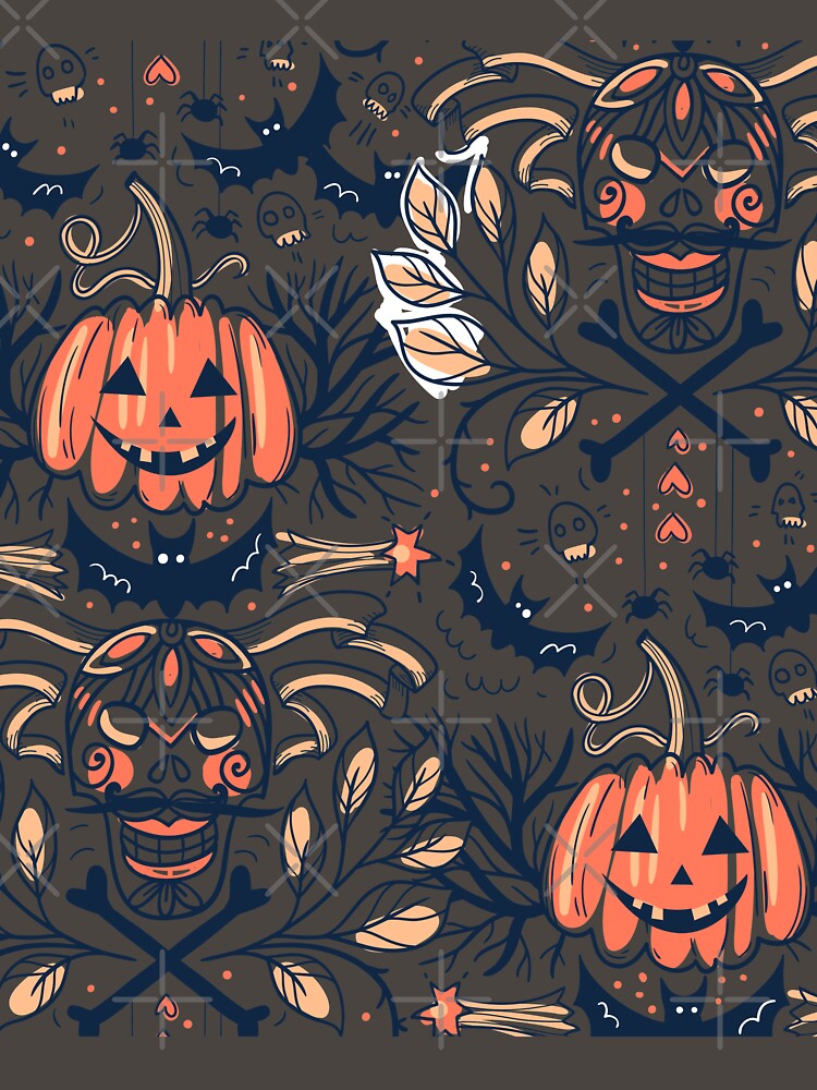 Pumpkin halloween pattern mask 2020 by AGDesignstore