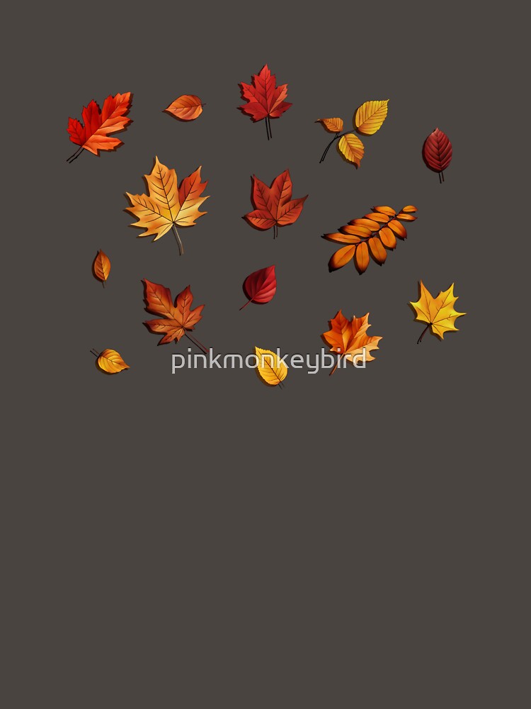 Deep Fall Leaves by pinkmonkeybird