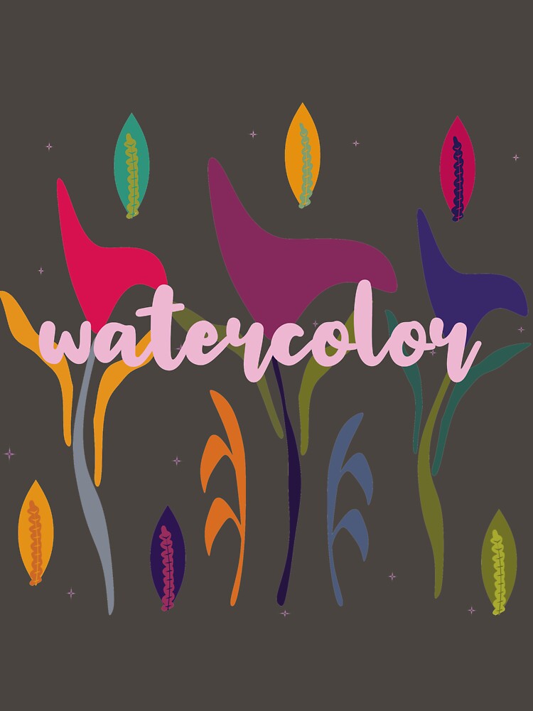 Floral Tropical Lily Watercolor by technotext