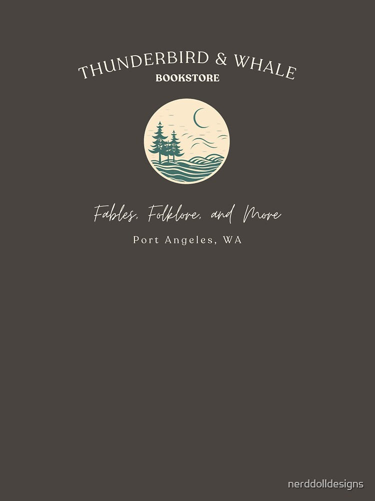 Thunderbird & Whale Bookstore by Cozy Nerdy Things