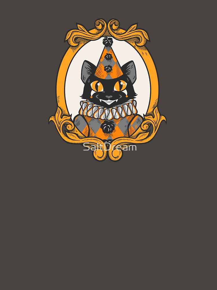 Halloween Cats - Clown Portrait by SaltDream