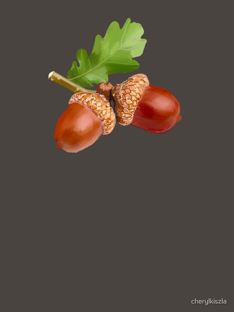 Fall acorn sprig by cherylkiszla