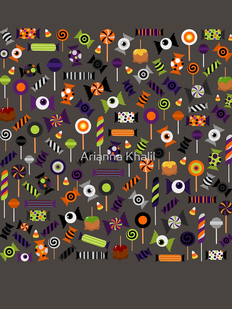 Halloween Candy Pattern by Arianna Khalil