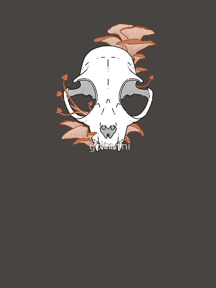 mushroom skull by yoiterini