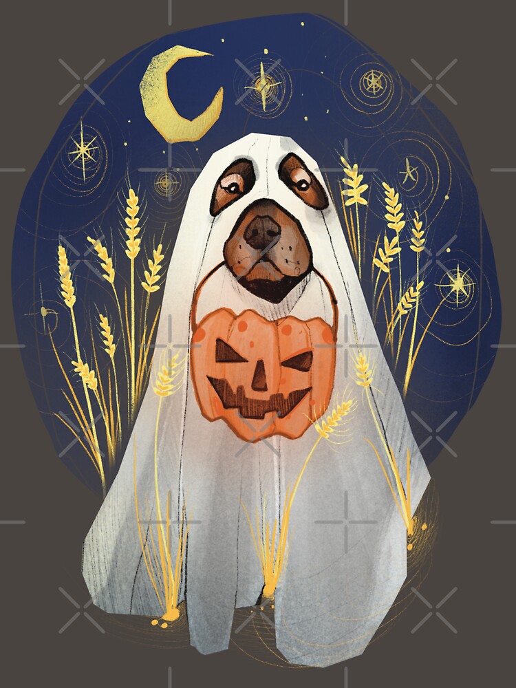 Ghost dog starry night by ArtsOfBats