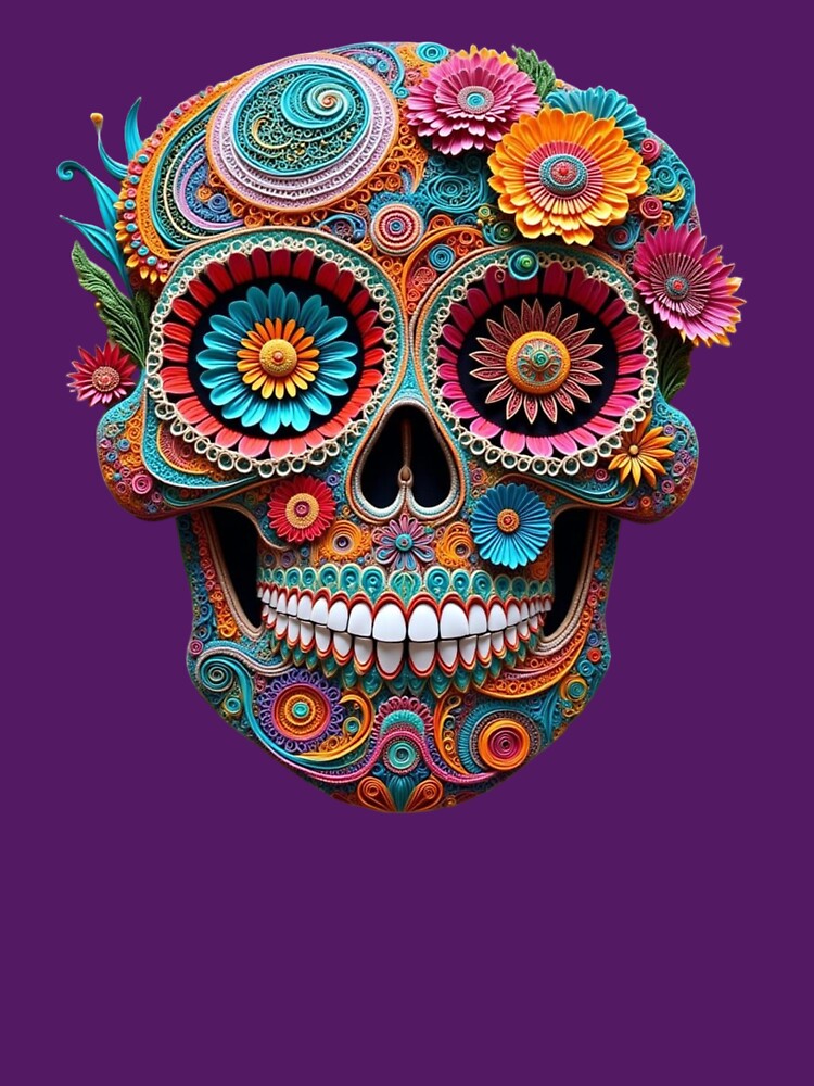 Sugar Skull by Whimsical Art by Angela