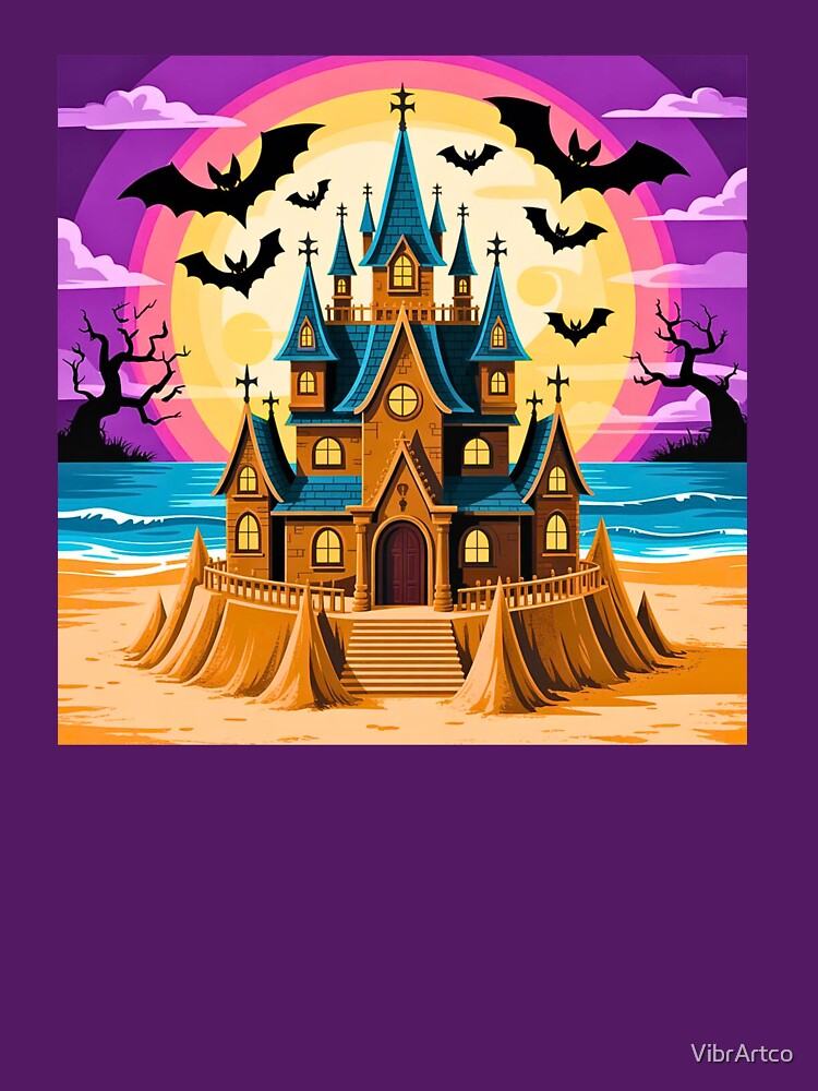 Haunted Beach Castle by VibrArtco