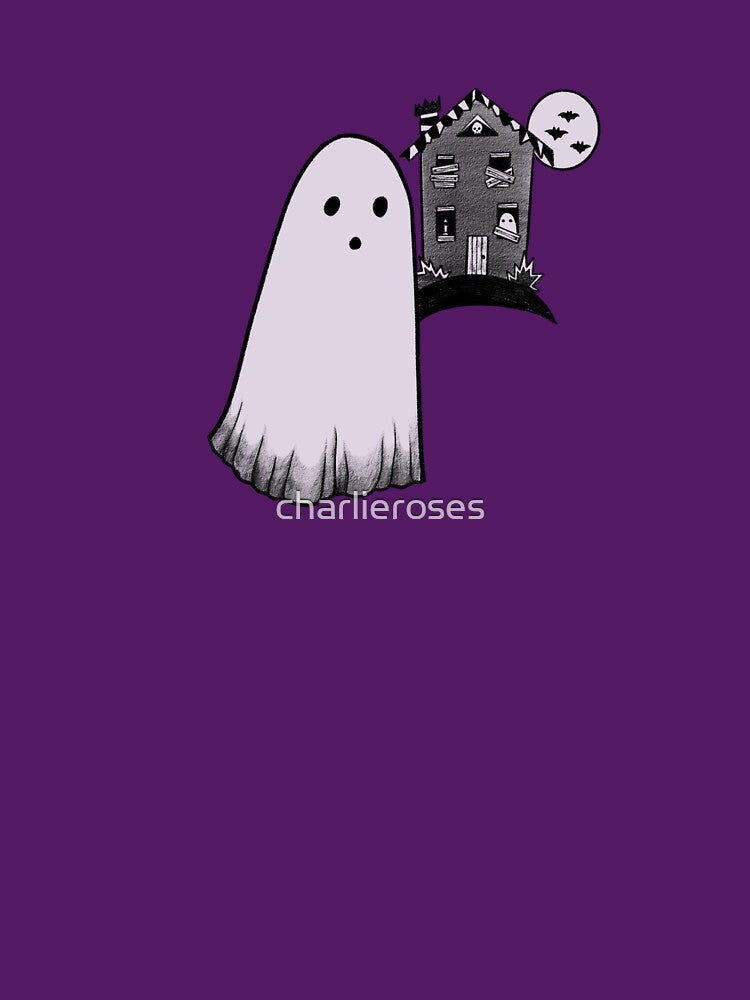 Little Haunted House Ghost by charlieroses