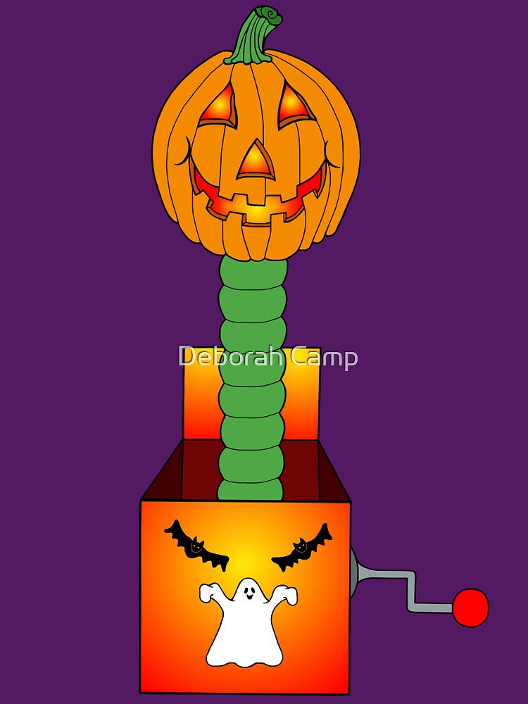 Jack-in-the-Box-O-Lantern Toy by Deborah Camp
