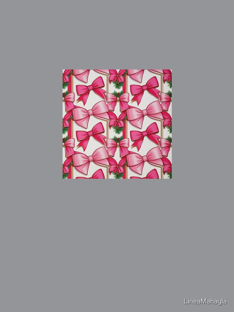 Coquette Christmas Bow Print by LineaMahayla