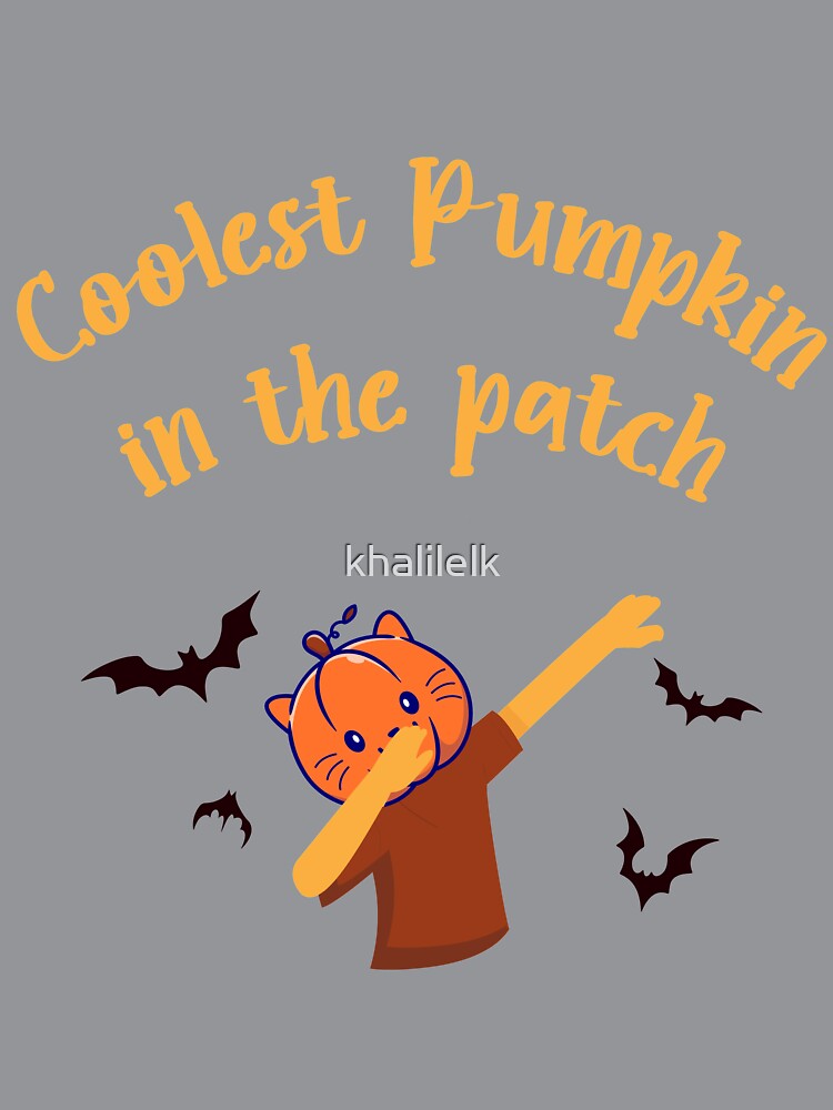 Coolest Pumpkin In The Patch Halloween Funny by khalilelk